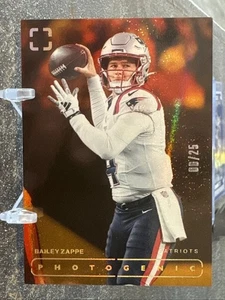 2024 Panini Photogenic Orange #150 Bailey Zappe /25 - Bild 1 von 7
