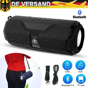 Tragbarer Bluetooth Lautsprecher Soundbox Soundstation Musikbox Radio MP3 TF USB - Bild 1 von 14