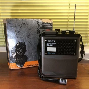 Radioaficionado clásica Sony Icb-700A Transceptor Showa Era Sin Probar Sony Icb-700A - Imagen 1 de 10