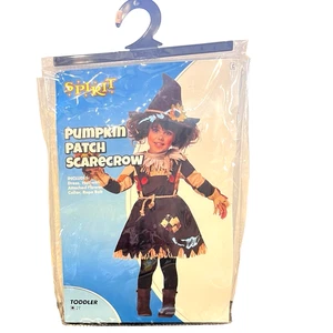 Disfraz de espantapájaros parche calabaza Spirit para niño 2T niño pequeño - Imagen 1 de 5