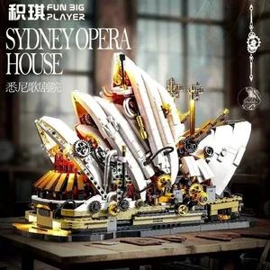 Sydney Opera House Steampunk Inspired 1940 Piece Building Brick Set - Picture 1 of 7