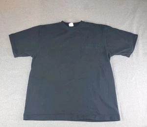 Camiseta Camber Para Hombre Grande Negra Algodón Pesado Bolsillo Manga Corta Mecánico  - Imagen 1 de 10