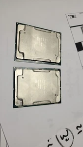 2x Intel Xeon Gold 6246 3,3GHz 24,75MB 12-Core LGA 3647 / SRFPJ gepaart - Bild 1 von 4