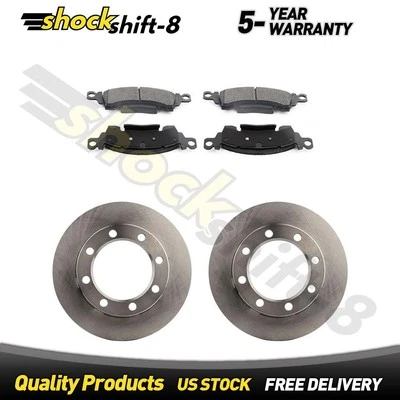 Front Rotors Brake Pads for Chevrolet K20 Suburban 5.0L 1971-1973 1977-78 85-86 - Image 1 of 4