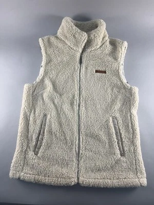 Chaleco forrado de lana Sherpa Sage Collective para mujer, color crema - talla pequeña Foto 1 de 4