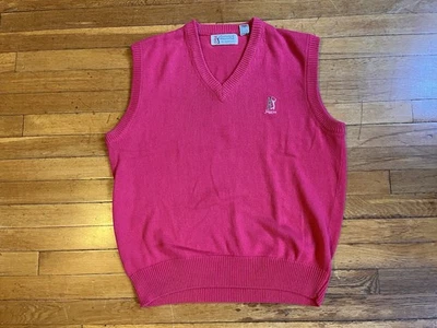 Chaleco Suéter de Golf Vintage Aureus TPC Sawgrass Para Hombre XL Rosa Años 90 Foto 1 de 4