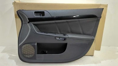 全新 原始设备制造商 门装饰面板 2016 - 2017 三菱 Lancer GTS SE 皮革 黑色 前 R — 第 1/4 张图片