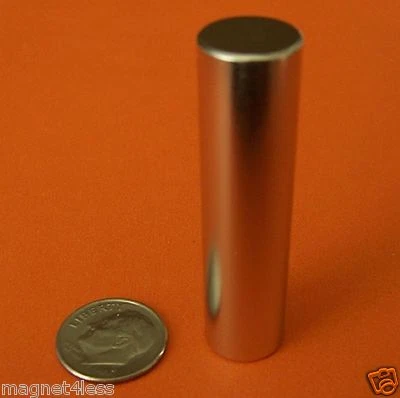 APPLIED MAGNETS 2 Pieces of Grade N48 1/2x2 Inch Rare Earth Neodymium Cylinder Magnet