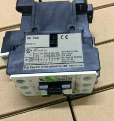 FUJI SC-E02 AC380V  Ac contactor New #YY0 - Image 1 of 3
