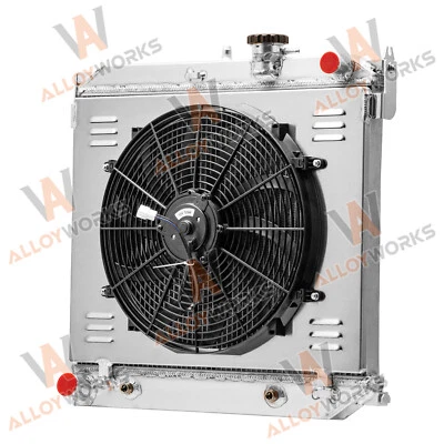 4 Row Radiator Shroud Fan For 2004-2012 Chevy Colorado GMC Canyon 2.8/2.9/3.7L Foto 1 de 4