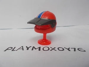PLAYMOBIL. TIENDA PLAYMOXOY76. CASCO MOTO ROJO MOTORISTA PILOTO. - Bild 1 von 1