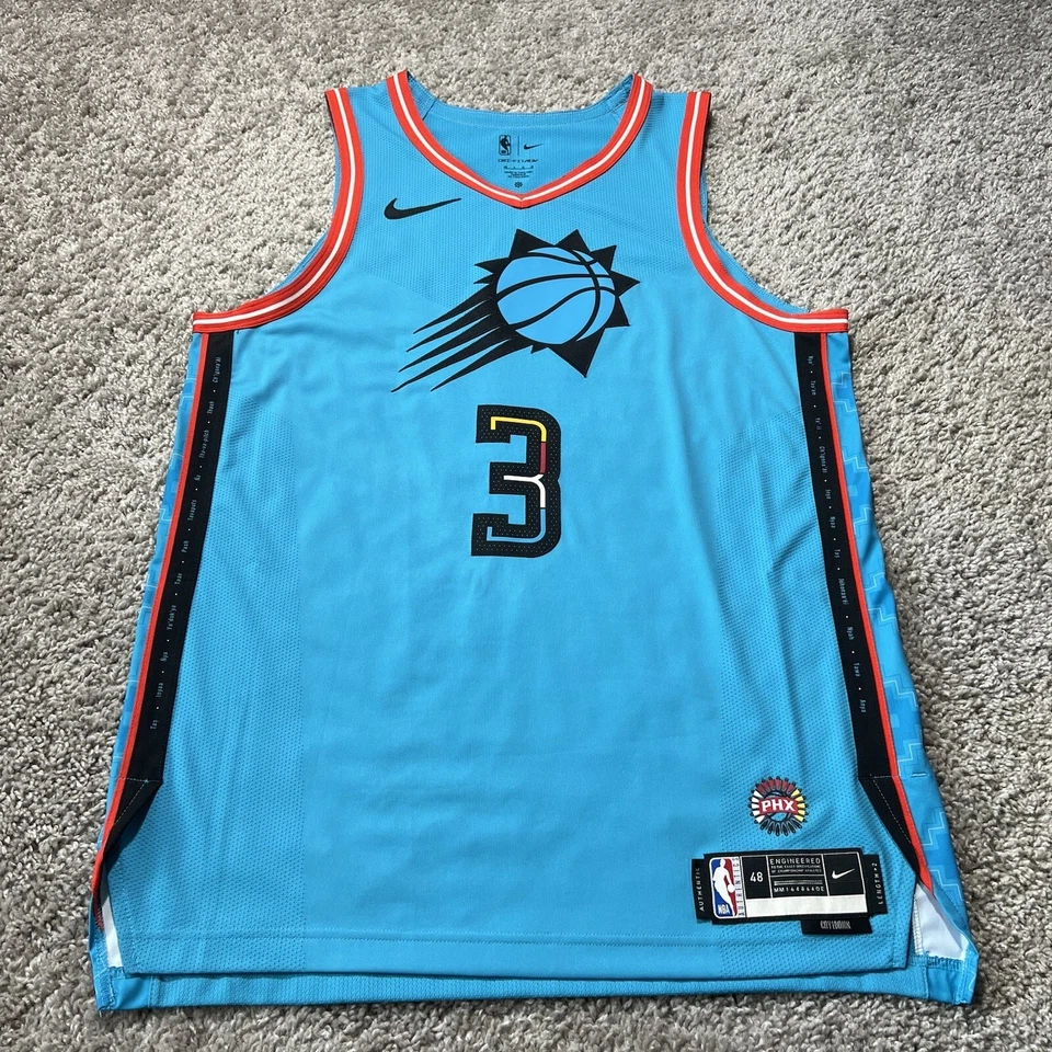 Camiseta Chris Paul 2022-23 Phoenix Suns City Ed Nike Auténtica Talla 48 Rara Verde azulado Foto 1 de 4