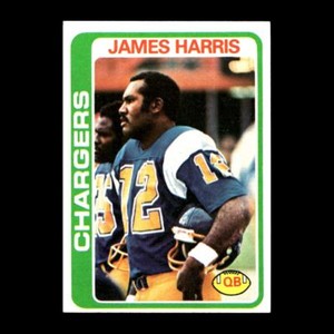 James Harris 1978 Topps San Diego Chargers #17 R308A 7