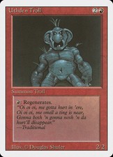 1X Uthden Troll Revised Edition MP MTG CARD