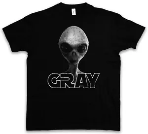 GRAUES ALIEN INVADER II T-SHIRT Grau UFO Vril Flugscheibe Haunebu Majestic 12 - Bild 1 von 1