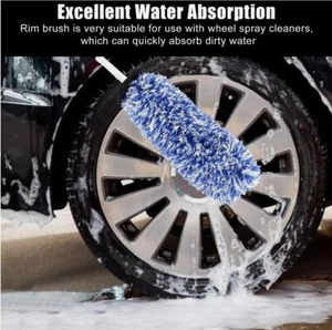 17" Car Wash Brush Detailing Kit Tool Rims Tire Seat Engine Cleaning Kit - Picture 1 of 6