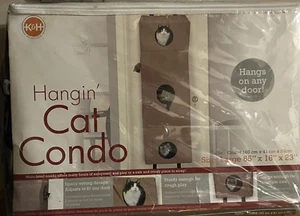 K&H Pet Products Hangin' CAT CONDO - Door Mounted - (5) Multi-Levels -NEW in Pkg - Picture 1 of 9