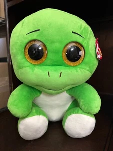 TY Beanie Boos - TURBO la Tortuga Verde - GRANDE 16.5" - Imagen 1 de 5