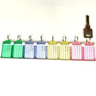  40 Pcs Luggage ID Tags Labels Key for Suitcases Colored Office