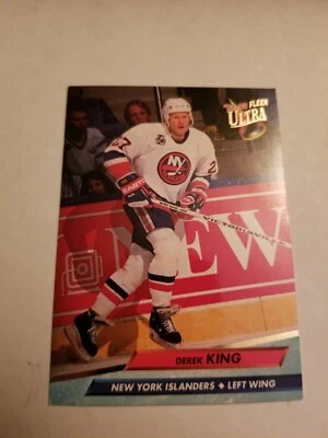 VINTAGE 1992-93 Ultra #128 Derek King /w Free Sleeve - Image 1 of 2