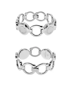 Bioflow Pirouette Magnetic Bracelet Silver Unisex Carpel Tunnel Migraine Sport - Picture 1 of 5