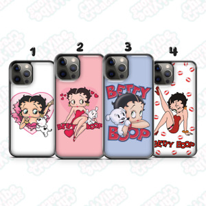 For iPhone 15 Pro Max 14 13 12 11 XR XS Betty Boop Phone Case Shockproof Cover