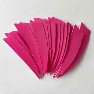 100 Pcs 3Inch Turkey Arrow Feathers Shield Cut Hunting Archery Fletching for Bow - Picture 1 of 41