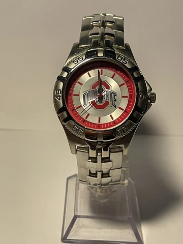 Ohio State Buckeyes NCAA Stainless Steel Men's Watch NEW Cover