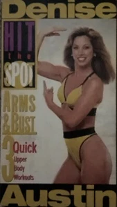 Denise Austin Hit the Spot - Arms and Bust - 3 Quick Upper Body Work VHS, 1995 - Picture 1 of 1