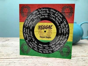 Reggae Hits Card / Reggae Fans Card / Reggae Birthday Card / Roots Reggae Greet - Picture 1 of 1