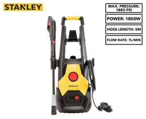 Stanley 1800W 1885PSI Electric High Pressure Washer (SXEW188501) Water Turbo NEW - Picture 1 of 7