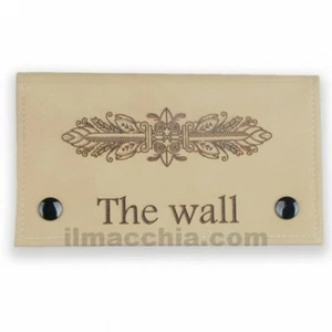 Porta tabacco a clip in eco pelle personalizzato con nome logo ecc - Foto 1 di 4