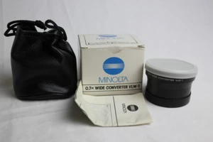 MINOLTA 0.7X WIDE CONVERTER VLW-1 New in Open Box NOS - Picture 1 of 3