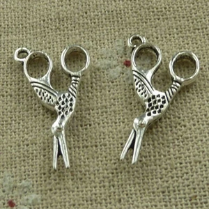 Envío gratuito 120 piezas tijeras de plata tibetano dijes 27X15mm L-3426 - Imagen 1 de 4