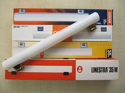 HOCHWERTIGE OSRAM SPECIAL LINESTRA 35W S14s opal weiß LIN 1603 METALLSOCKEL  - Bild 1 von 3