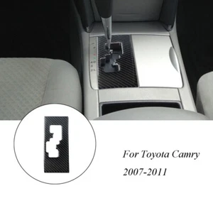 For Toyota Camry Carbon Fiber Automatic Transmission Panel Cover Trim Type A - Picture 1 of 12