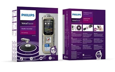 PHILIPS DVT8010 Voice Tracer Audio Recorder Gold Brand New  - Image 1 of 4