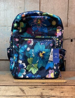 Vera Bradley Lighten Up Grand Backpack, Firefly Garden NWT - Image 1 of 4