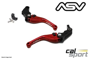 ASV BMW S1000RR Sport 2022 F3 Short Red Brake and Clutch Levers - Picture 1 of 3