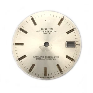 Rolex Date Silver Dial Stick Markers 27mm - Bild 1 von 1
