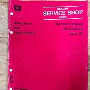 John Deere Bedienungsanleitung 428 Schneckenaufzüge OMGA10148 - Bild 1 von 3