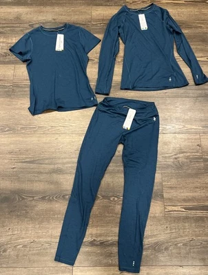 Paquete Conjunto Smartwool Clásico Todas las Temporadas Merino Capa Base Prendas para el torso e inferior Pequeño Foto 1 de 4