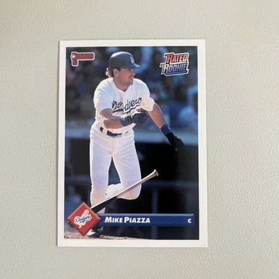 1993 Donruss # 209 Mike Piazza Rated Rookie Los Angeles Dodgers Baseball - Image 1 of 2