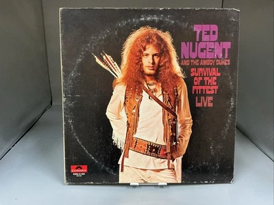TED NUGENT & AMBOY DUKES "SURVIVAL OF THE FITTEST LIVE" VINYL LP- Free Shipping - Image 1 of 4