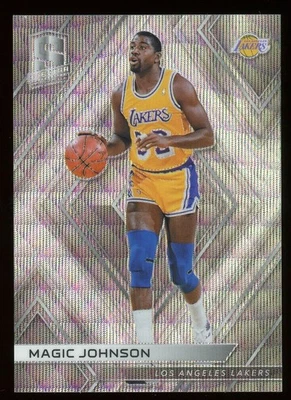 2017-18 Panini Spectra MAGIC JOHNSON #97 Flash Prizm FOTL /9 - Image 1 of 2