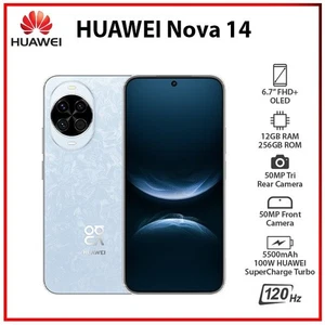 (New) Huawei Nova 14 12GB+256GB BLUE Dual SIM Unlocked Android Mobile Phone - Picture 1 of 6