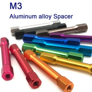 M3 Aluminium Alloy Hexagon Threaded Sleeve Standoff Spacers Long Nuts Connector - Picture 1 of 8