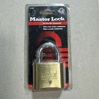 Master Lock 175D 1" Combination Padlock, Set Your Own Combination, Sinlge Pack - Image 1 of 3