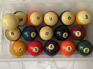 Juego Completo de 16 Bolas de Billar 2 1/4" - Imagen 1 de 4