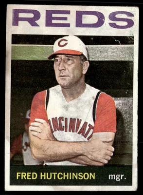 1964 Topps #207 Fred Hutchinson Foto 1 de 2